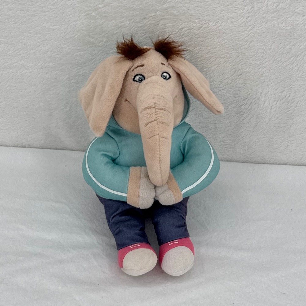 Ty Beanie Baby Meena the Elephant Sing Movie Collectible Plush Stuffed Animal 8"